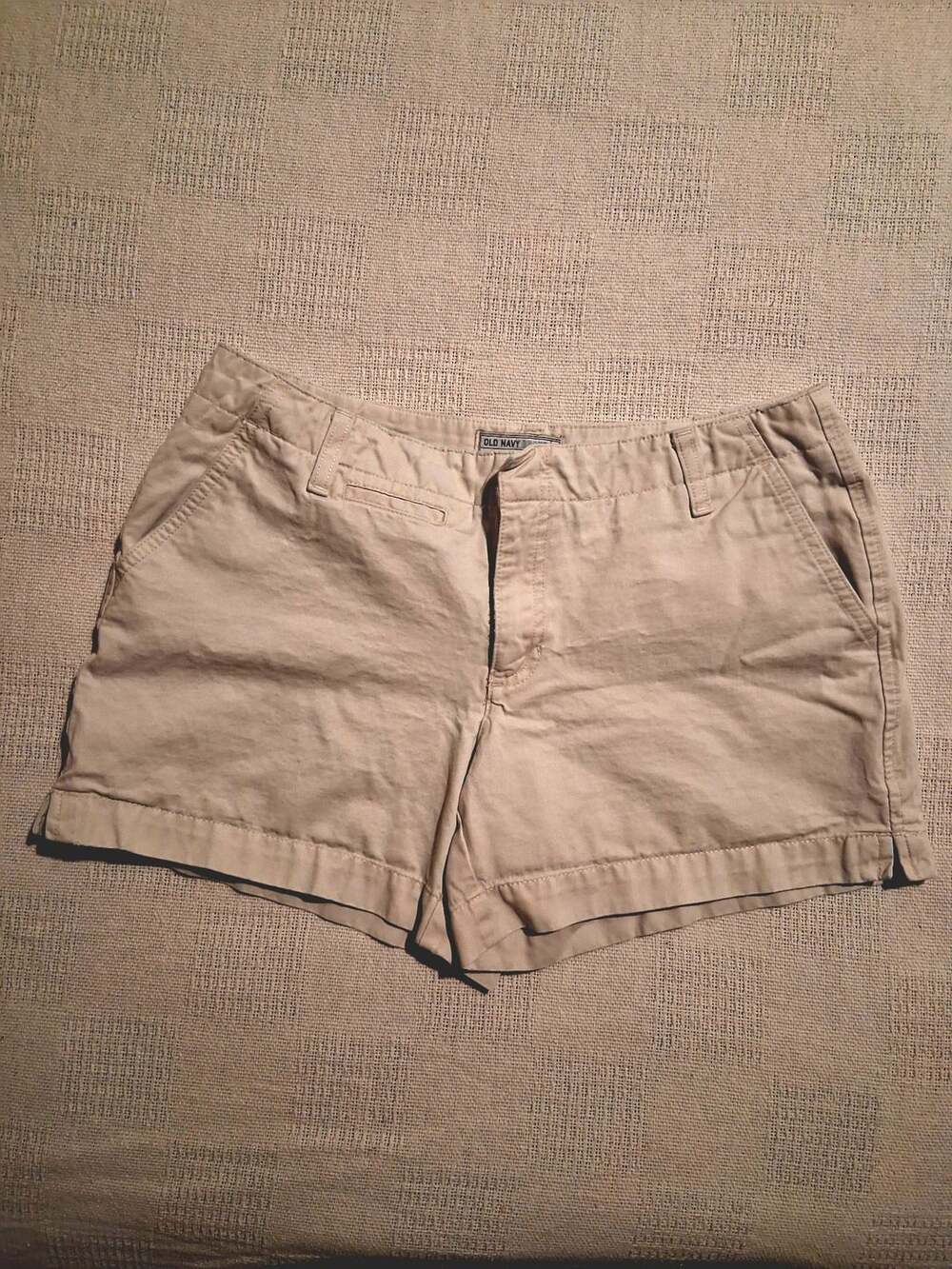 Old Navy Chino Shorts Size 8 Khaki Cotton Twill